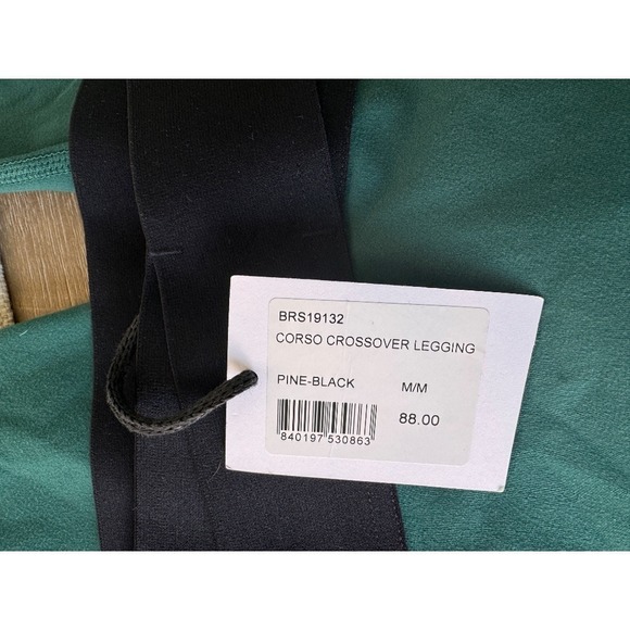 Le Ore Crossover Leggings High Waist Yoga Pants Athletic Green Size XS - Picture 13 of 13